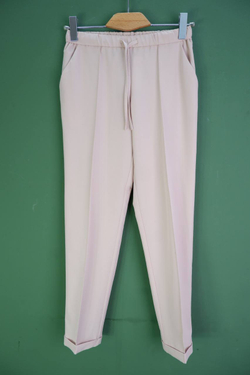 Брюки Katrin пудрового оттенка, маркировка ХS, визуально на 42 размер