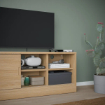 Тумба под телевизор -  IKEA TONSTAD/ТОНСТАД ИКЕА, 54,9х37,2х178,4 см,  светло-коричневый