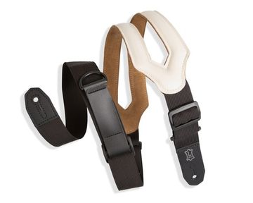 Ремень для гитары, кожаный, кремовый, Levy's MRHSS-CRM Specialty Series