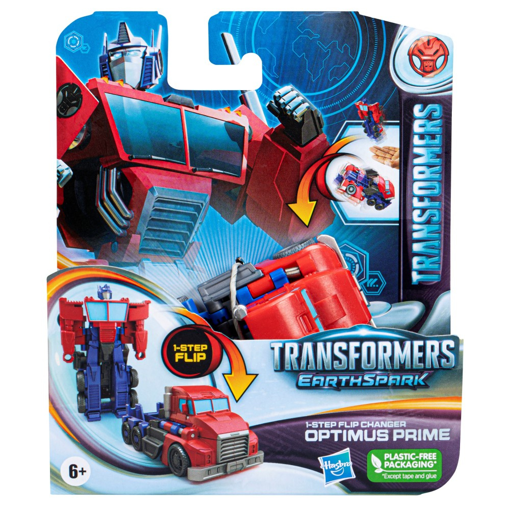 Hasbro Transformers EarthSpark - Фигурка Оптимус Прайм 1-шаговая F6716