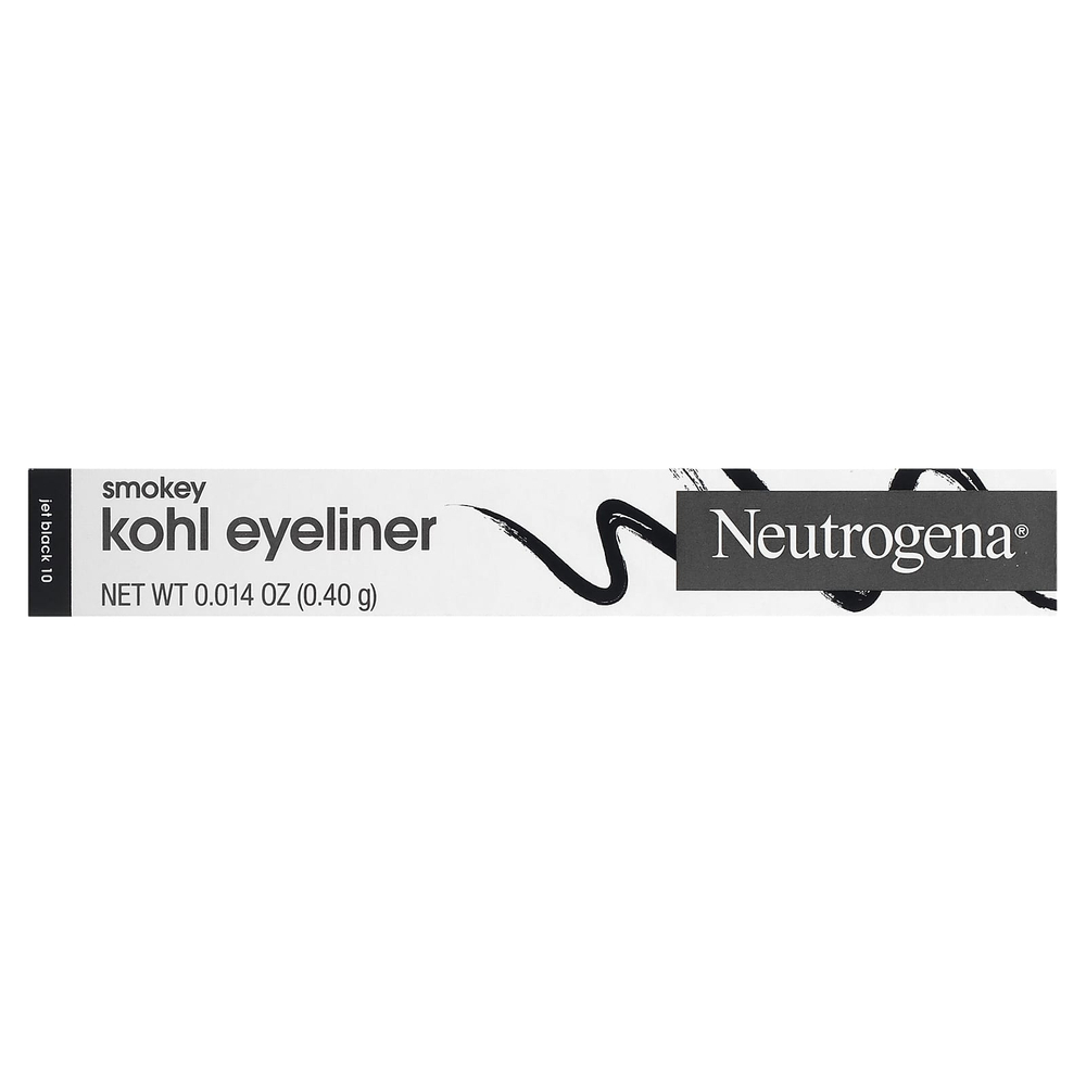 Neutrogena, Smokey Kohl Eyeliner, Jet Black 10, 0,4 г (0,014 унции)