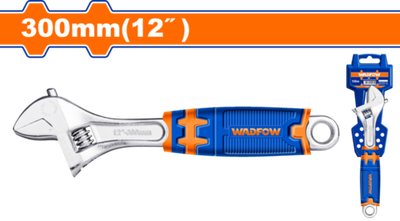 Ключ разводной 300 мм, 0-41 мм (4/16) WADFOW WAW2212