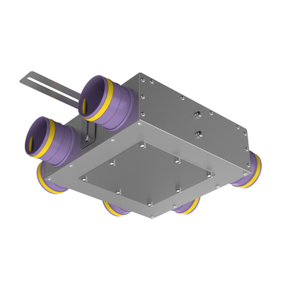 Присоединительная коробка концевая KVF 125/75×6 на 6 выходов