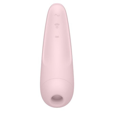 Розовый вакуум-волновой стимулятор Satisfyer Curvy 2+ (Цвет: розовый)