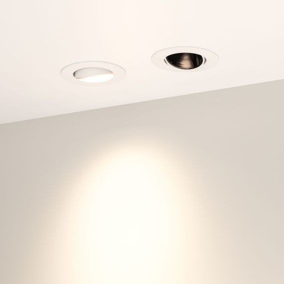 Встраиваемый светодиодный светильник Arlight MS-Forecast-Built-Turn-R82-8W Warm3000 037187