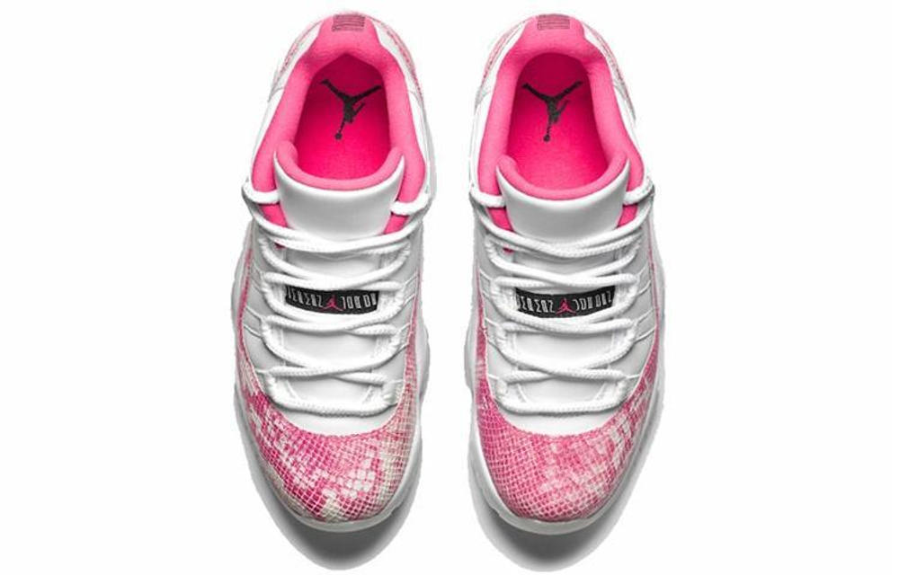 Кроссовки Jordan Air Jordan 11 Pink Snakeskin (Женская размерная сетка)