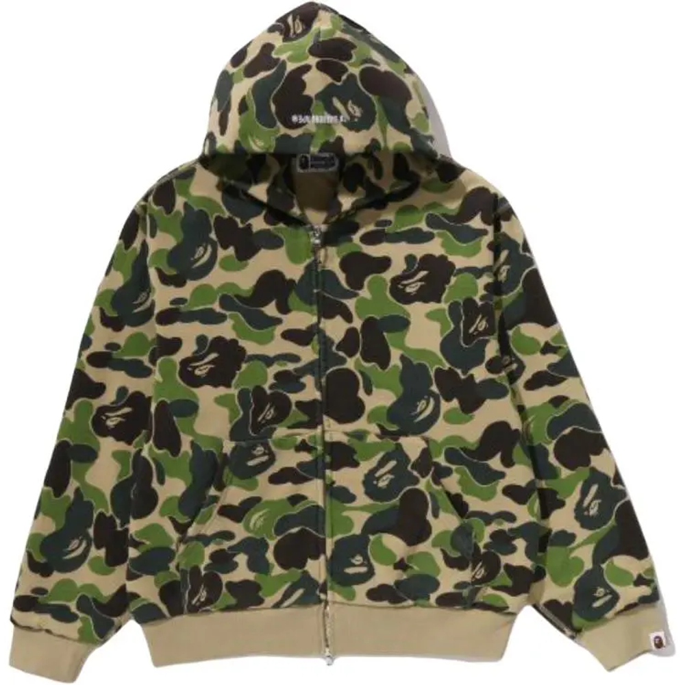 A Bathing Ape Bathing Ape Abc Camo Sweatshirts Cardigan Moderate No Fleece Lined Regular Zip Closure 0zxswm305821q