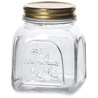 Банка для продуктов стеклянная 500мл «Хоммейд профессионал» 80384SL