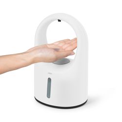 Диспенсер для жидкого мыла автоматический Rain, 414 мл, белый