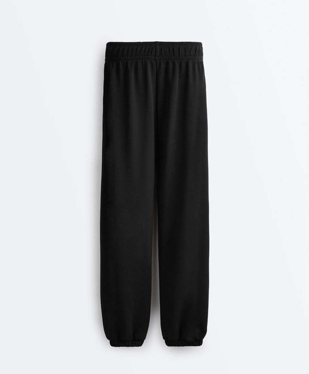 Oysho Спортивные брюки из мягкого модала, черный