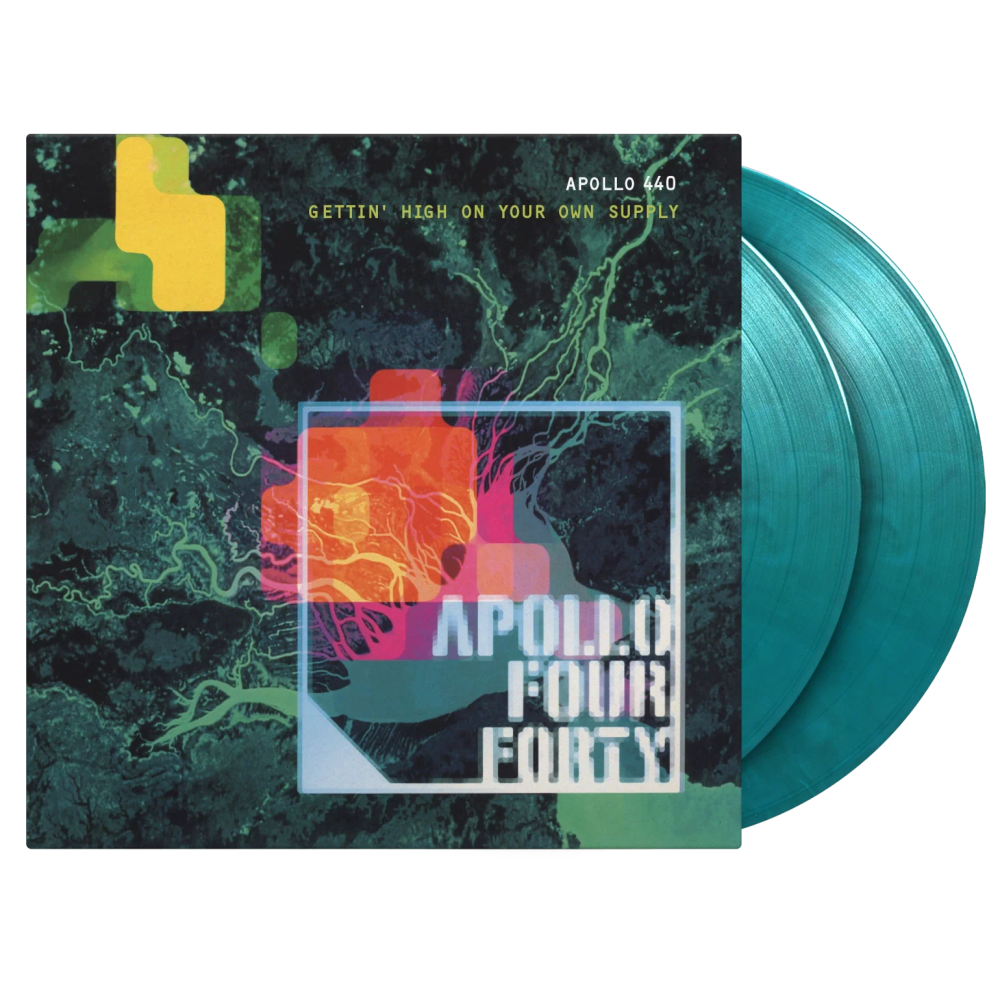 LP: Apollo 440 — «Gettin' High On Your Own Supply» (1999/2025) [2LP Green Marble Vinyl]