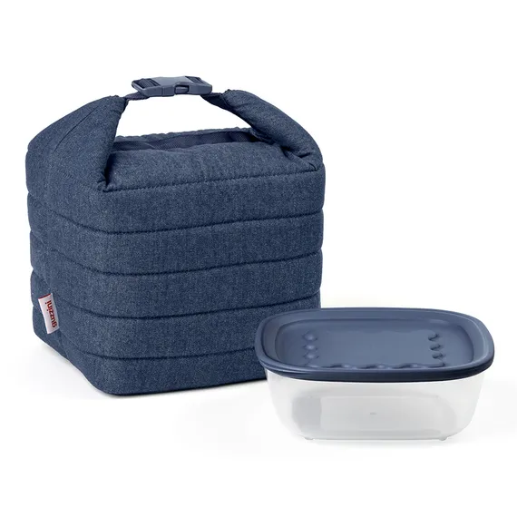 Набор из термосумки и контейнера handy bio, 1,4 л, синий