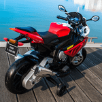 Детский электромобиль "BMW S1000RR", красный