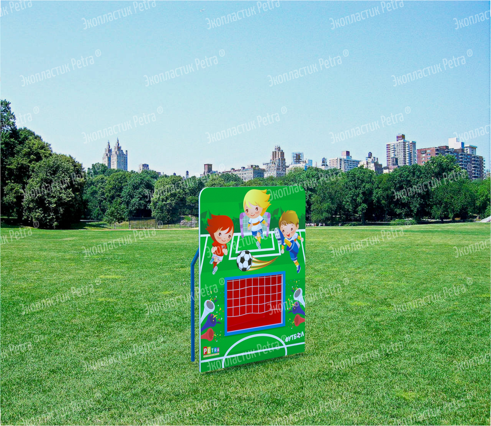 Уличный спортивный соревновательный модуль Футбол цветной
