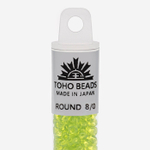 Японский бисер TOHO Round 8/0 (№4), прозрачный