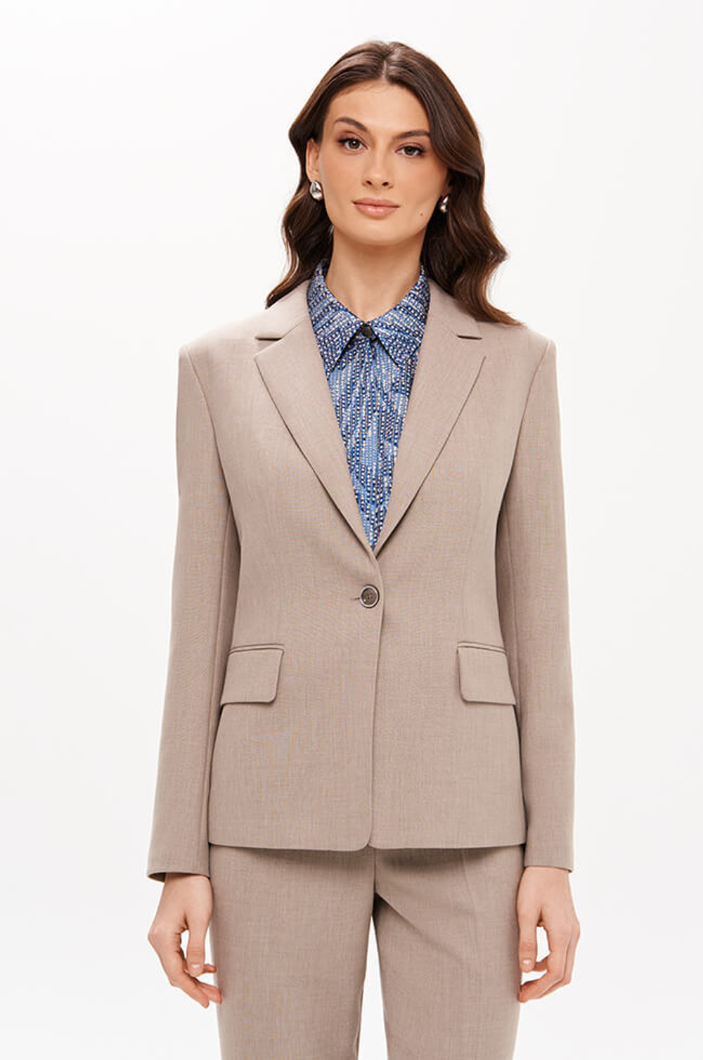 1938 Жакет женский (пепельно-бежевый)