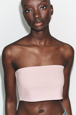 ZARA ТОП-БАНДО, ПАСТЕЛЬНО-РОЗОВЫЙ