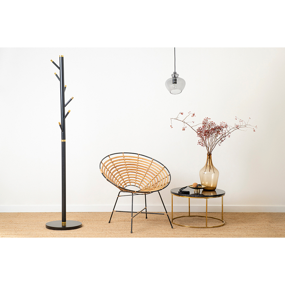 Вешалка напольная 180см Bergenson Bjorn Bakken золотая/черная