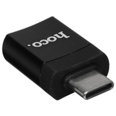 OTG переходник deespi T01 Type-C на USB Metal в блистере (black) 10pcs
