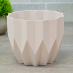 Кашпо Геометрия 0,8л, пудровый