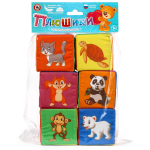 Кубики "Весёлый зоопарк" (Р.С.)