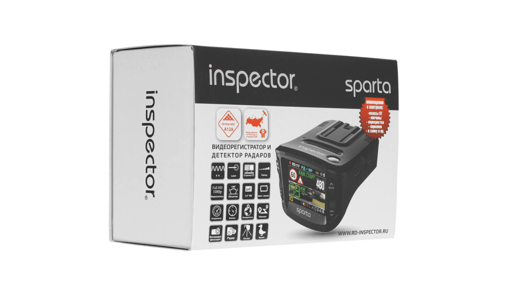 Видеорегистратор с радар-детектором Inspector Sparta