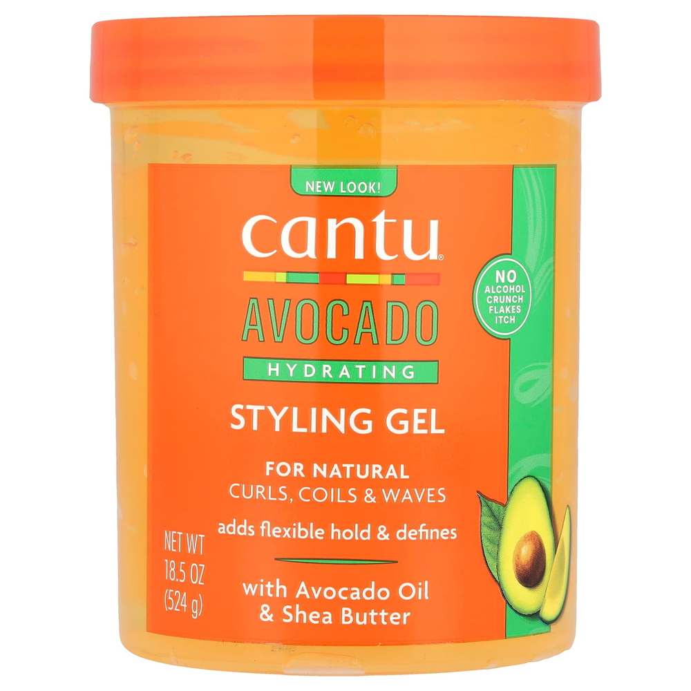 Cantu, Увлажняющий гель с авокадо, без спирта, 524 г (18,5 унции)