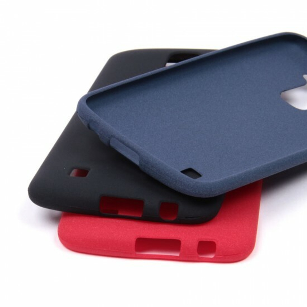 Панель матовая однотонная для LG K10 (2017), 008972 Черный