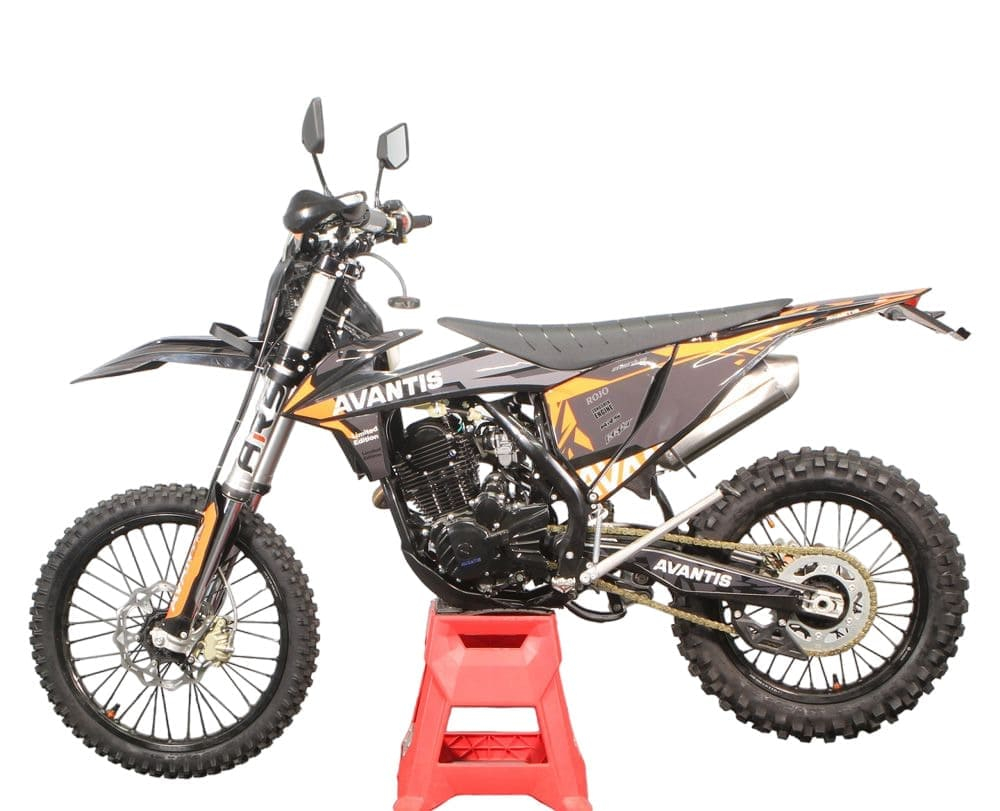 Мотоцикл кроссовый эндуро AVANTIS 250 Carb Nibbi Exclusive (CB250-F/172FMM Design KTM черный) ARS с ПТС