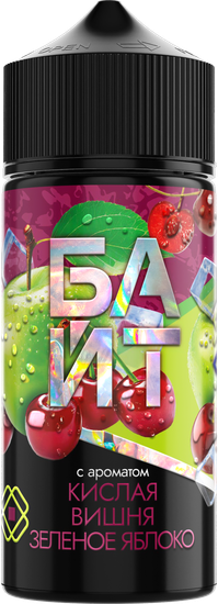 Ароматизатор БАЙТ 37 мл Кислая Вишня Зеленое яблоко