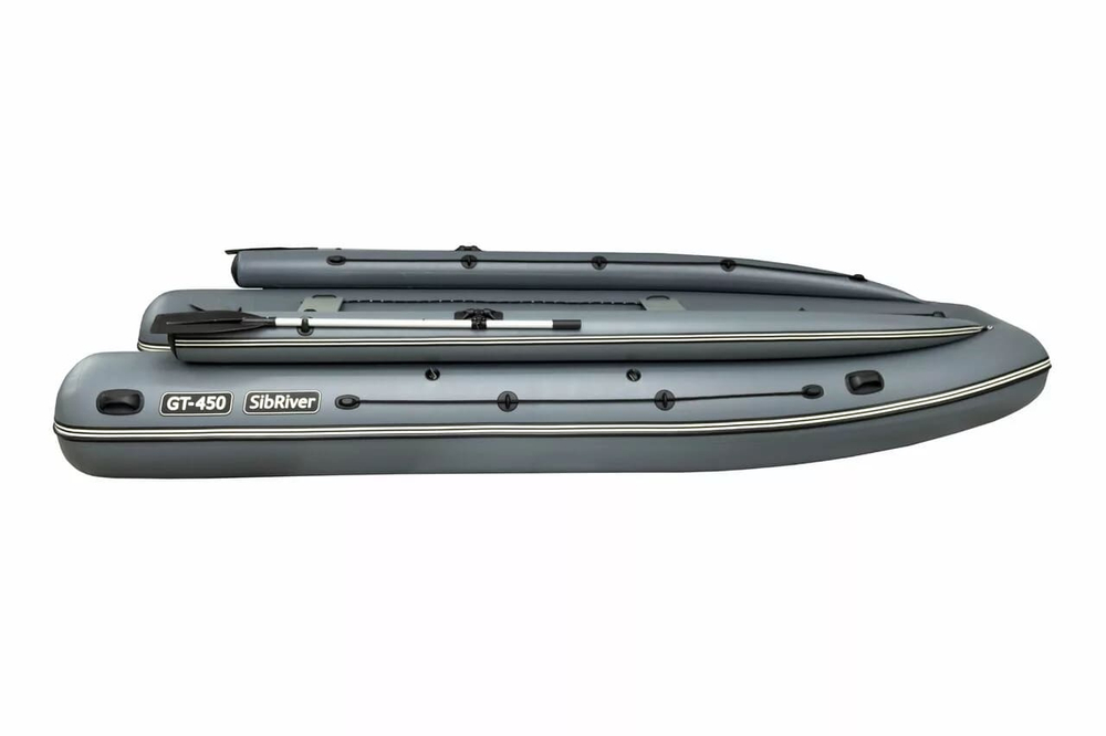 Лодка ПВХ SIBRIVER GT-420 Jet с фальшбортом