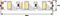 Светодиодная лента SWG 12W/m 60Led/m 5630SMD дневной белый 5M SWG660-12-12-NW-M 009275