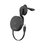 Автомобильный держатель Magic Cable 2 Qi для телефона 15 Вт, черный