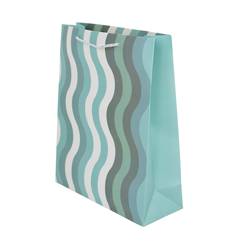 Пакет подарочный "Волна" 26*10*32 см