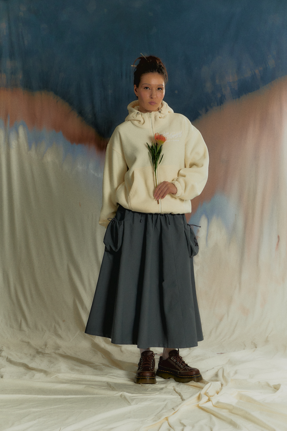 Юбка Called a Garment Niwa Skirt "Graphite"