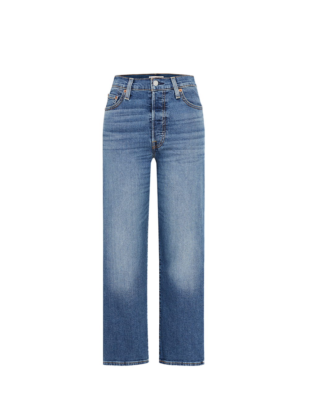 Женские прямые джинсы с завышенной талией Levi's Ribcage Straight Ankle 72693-0208