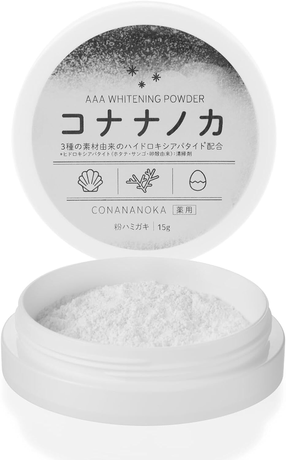 Натуральный зубной порошок с отбеливающим эффектом CONANANOCA Whitening Powder Toothpaste