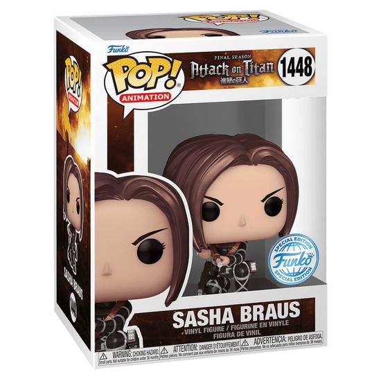 Фигурка Funko POP! Animation Attack on Titan S5 Sasha Braus (MT) (Exc) (1448) 73532 / Фигурка Фанко ПОП! по мотивам аниме "Атака титанов", Саша Браус