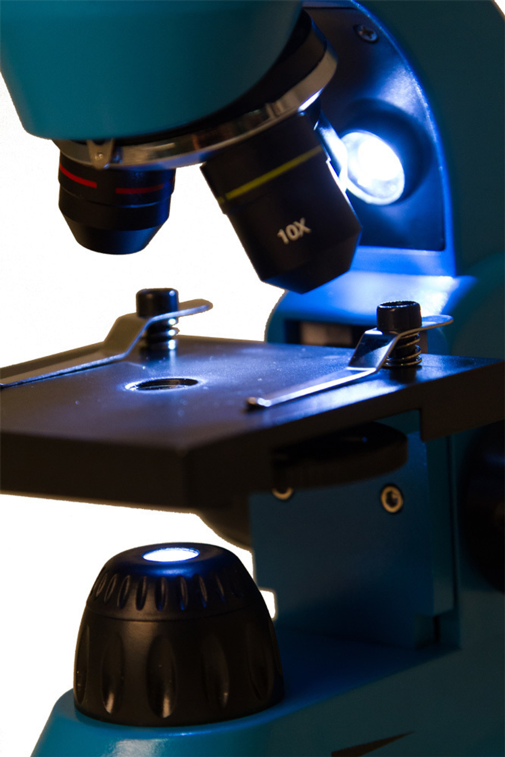 Микроскоп Levenhuk Rainbow 50L Azure\Лазурь