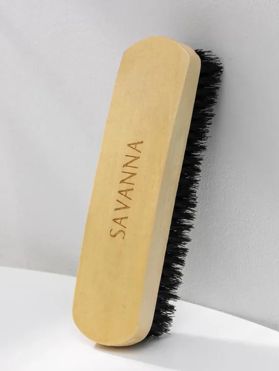Щётка для одежды и обуви SAVANNA, деревянная, искусственный ворс, 18,5×5×4 см, 200 пучков