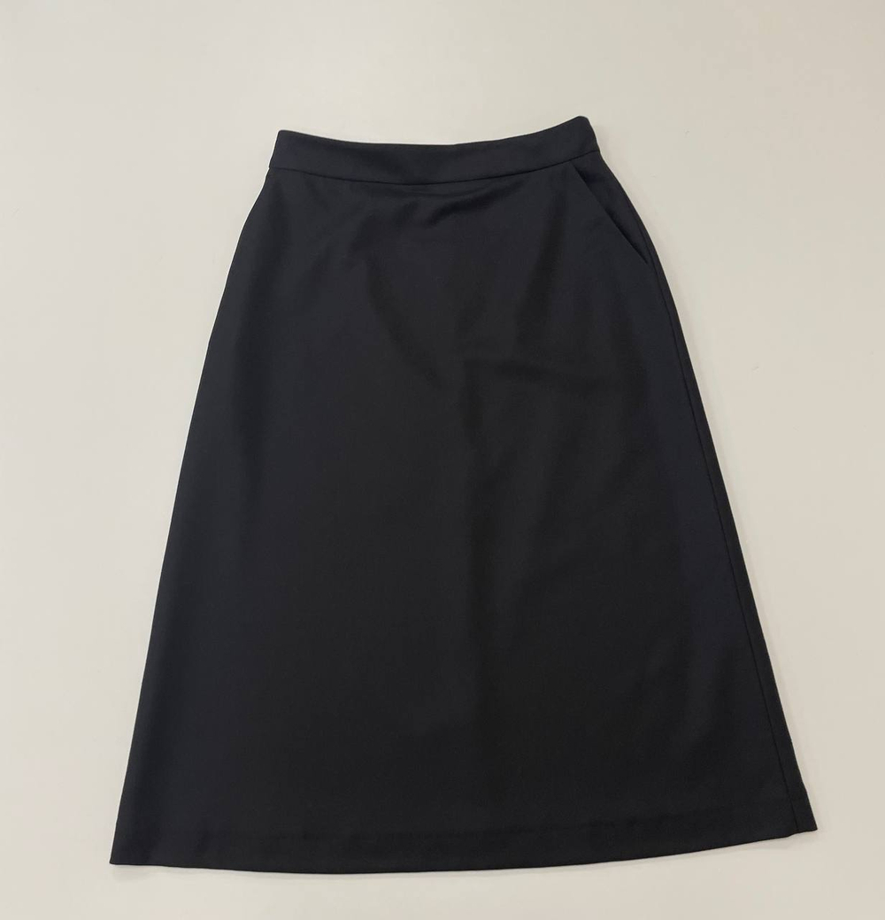 Тестовый образец. Юбка из шерсти 100%. Цвет чёрный. Размер 46. №76 (Параметры смотрите в описании)