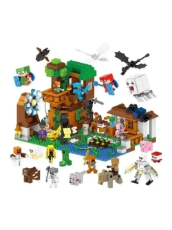 Конструктор Майнкрафт Все персонажи 986 деталей/63039