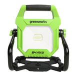 Фонарь светодиодный Greenworks, G24WL, 24В / 220В, 3401307 без АКБ и ЗУ