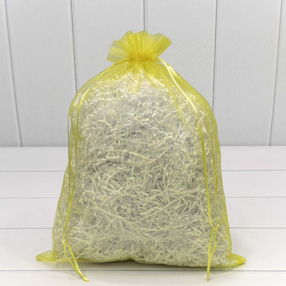 Мешочек 30х40см Органза (Желтый)