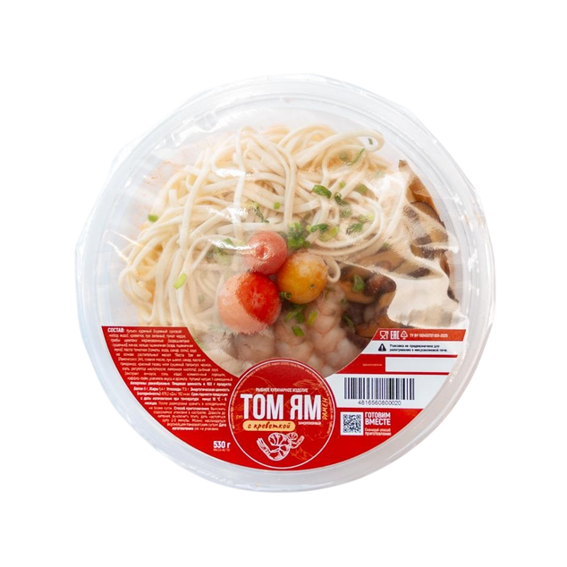 Суп Том Ям Рамэн с креветкой, 530 г