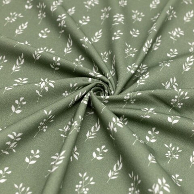 Отрез премиум хлопка "Зеленая опушка"