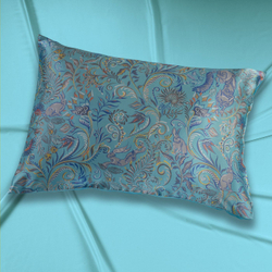 Наволочка 50x70 Mollen Утро светло-бирюзовая шелковая