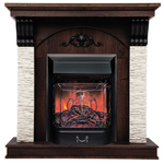 Каминокомплект Real Flame Corfino NT с очагом Majestic Lux Black (без пульта)