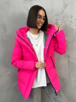 Куртка весенняя удлиненная с капюшоном