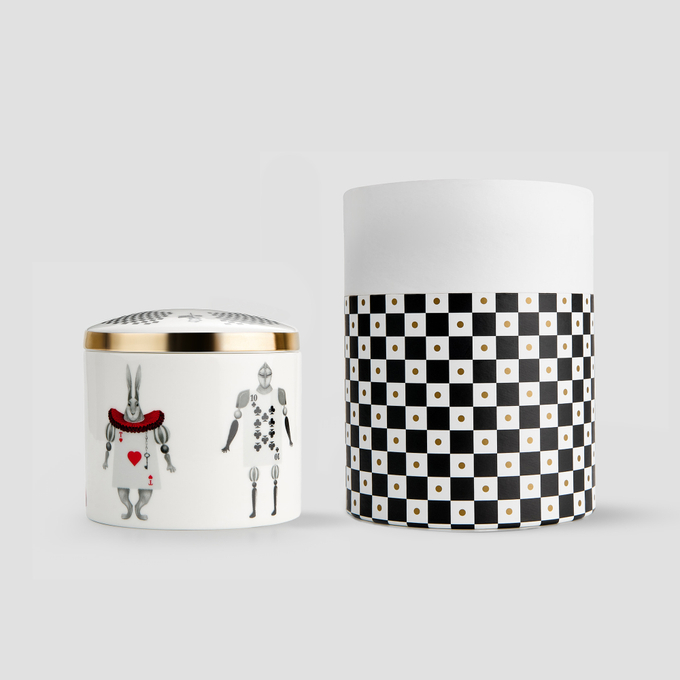 Емкость для хранения Farforite «Алиса / В стране чудес» в подарочном тубусе